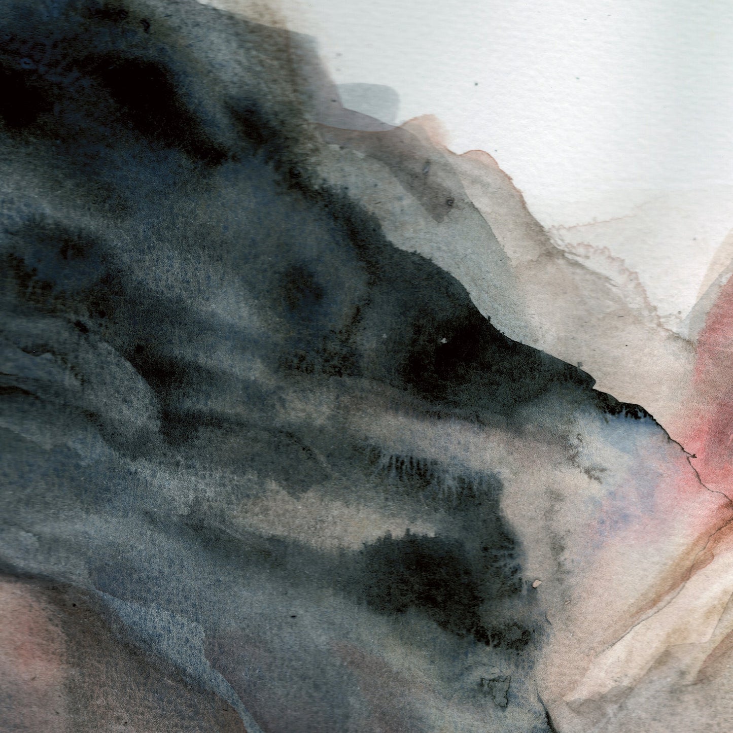 Abstract Highlands - Original Watercolour Painting by The Rik Barwick Studio