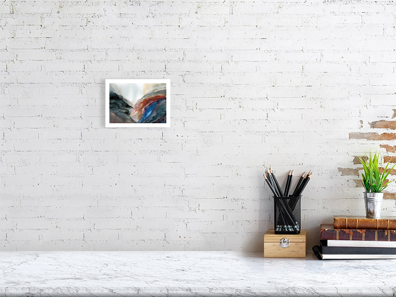 Abstract Mountainscape, Watercolour - Giclee Print by The Rik Barwick Studio