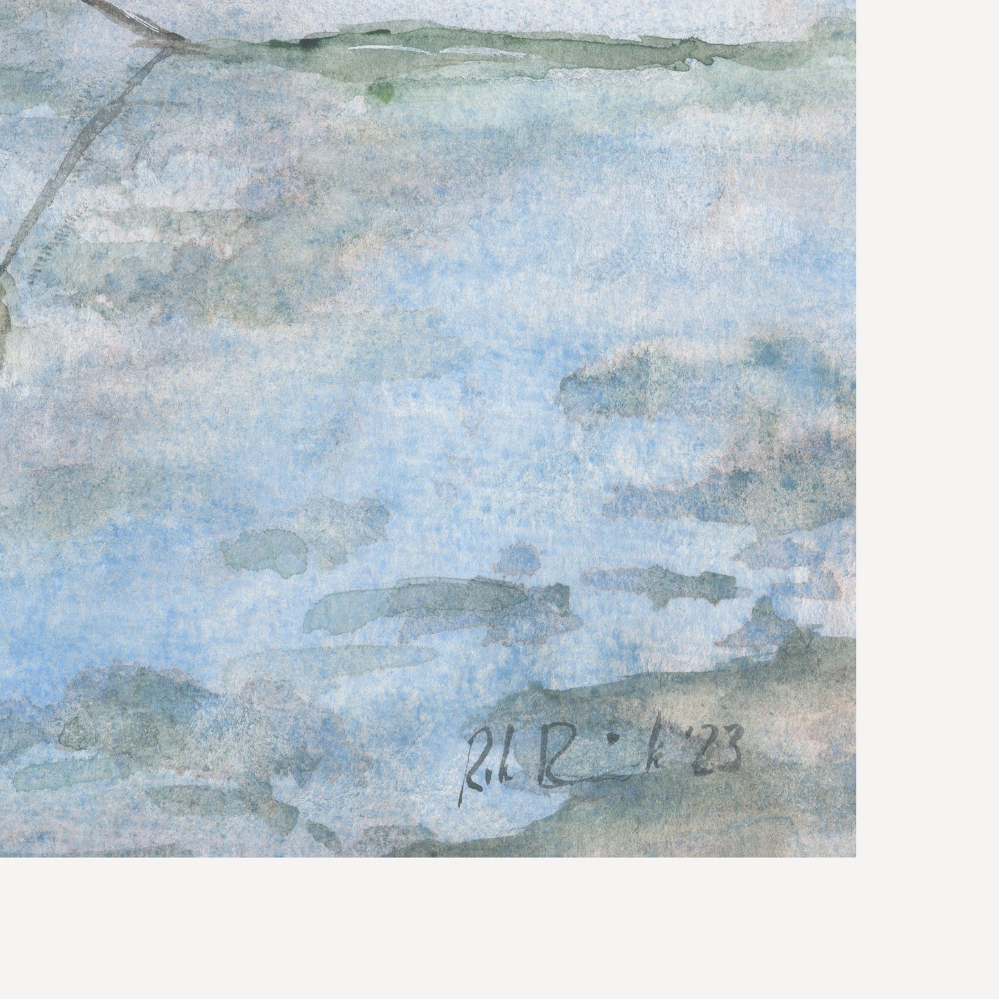 Glistening Gull of Pin Mill, Suffolk - Original Watercolour Painting by The Rik Barwick Studio