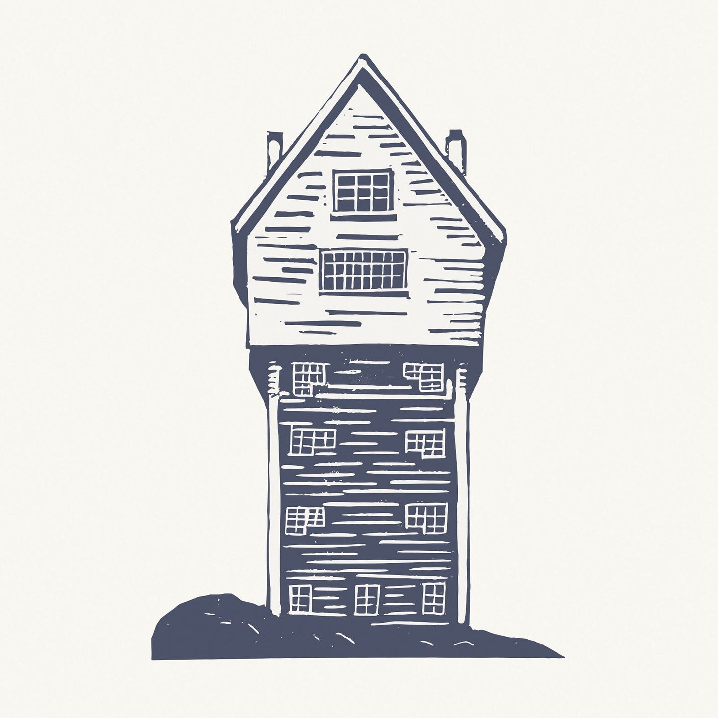 House In The Clouds - Greetings Card by The Rik Barwick Studio