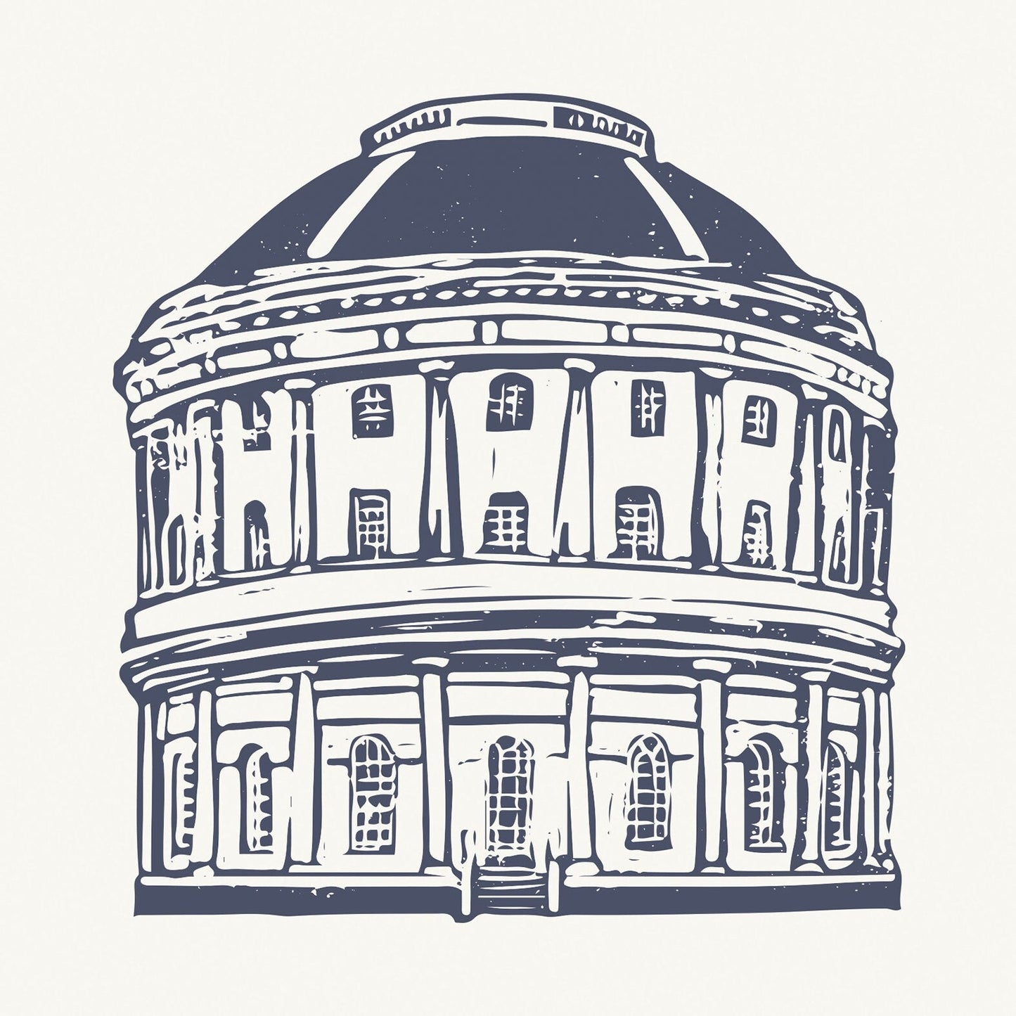 Ickworth House, Rotunda - Greetings Card by The Rik Barwick Studio