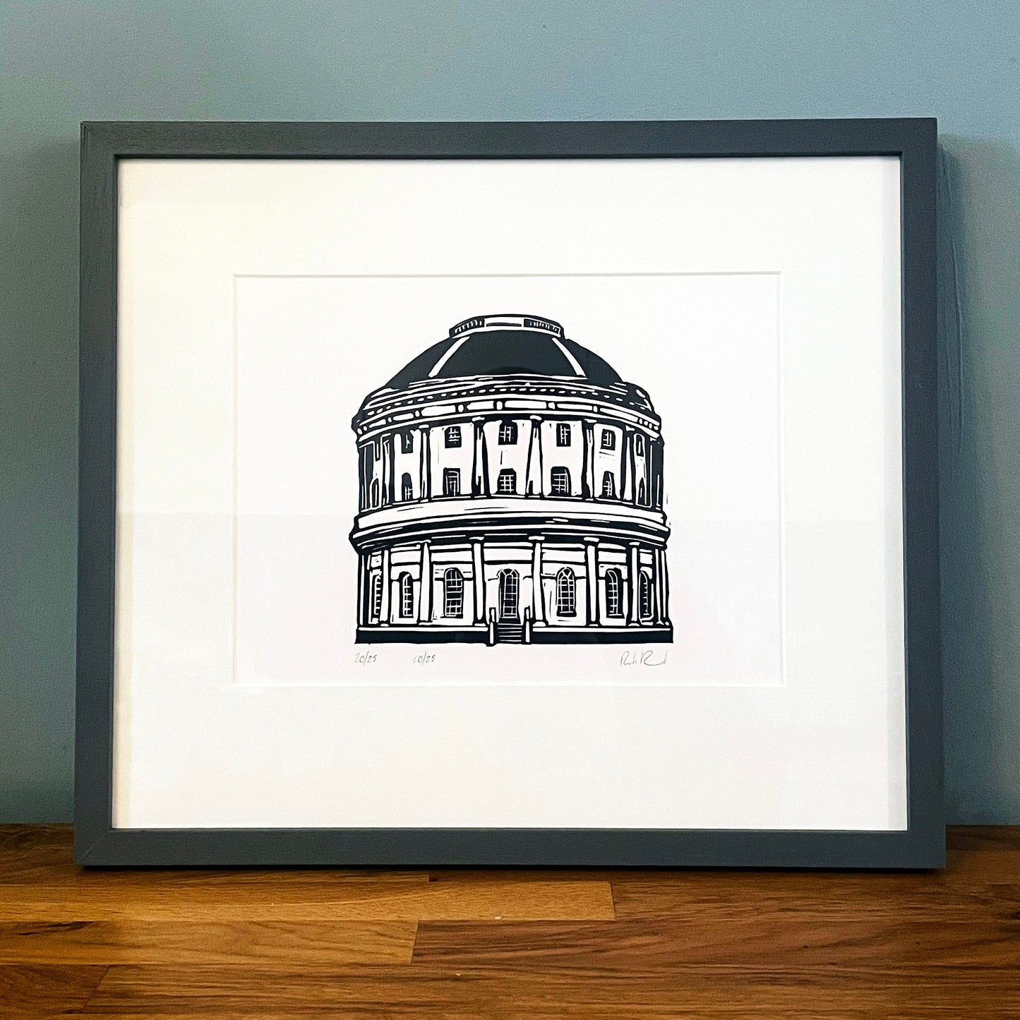 Ickworth House Rotunda - Limited Edition Lino Print by The Rik Barwick Studio