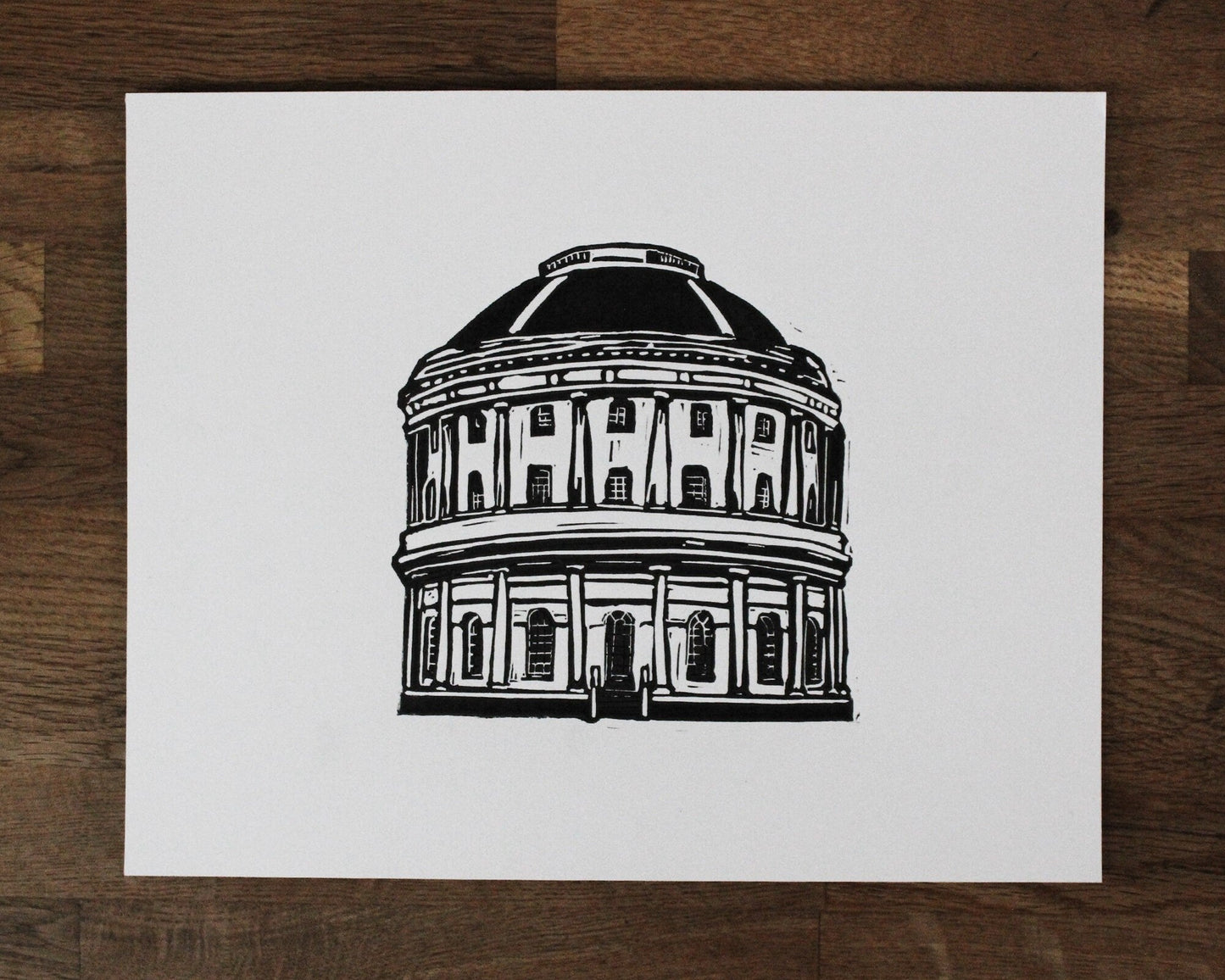 Ickworth House Rotunda - Limited Edition Lino Print by The Rik Barwick Studio