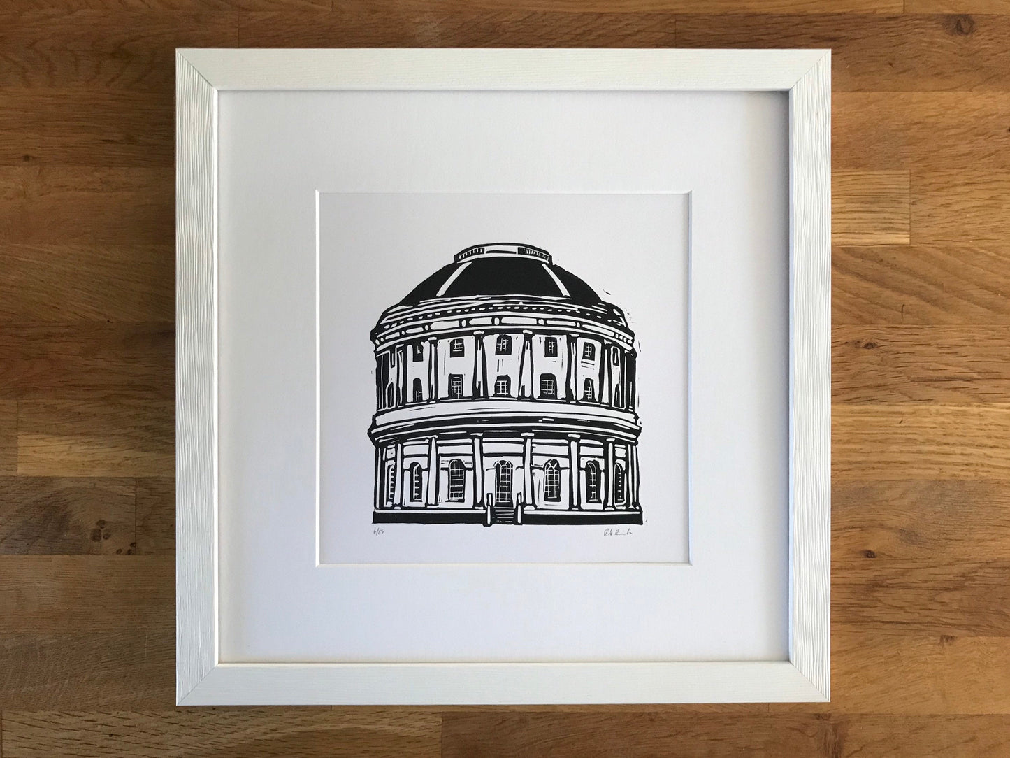 Ickworth House Rotunda - Limited Edition Lino Print by The Rik Barwick Studio
