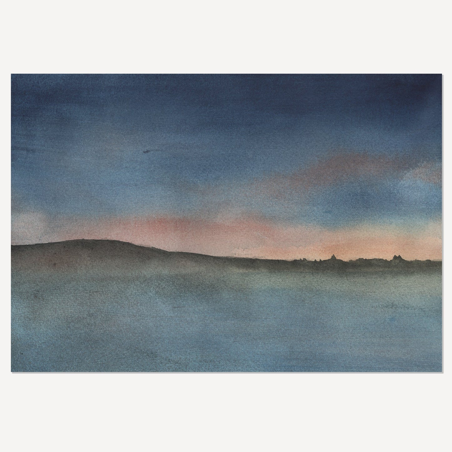 Last Stand of the Sun - Original Watercolour Painting by The Rik Barwick Studio