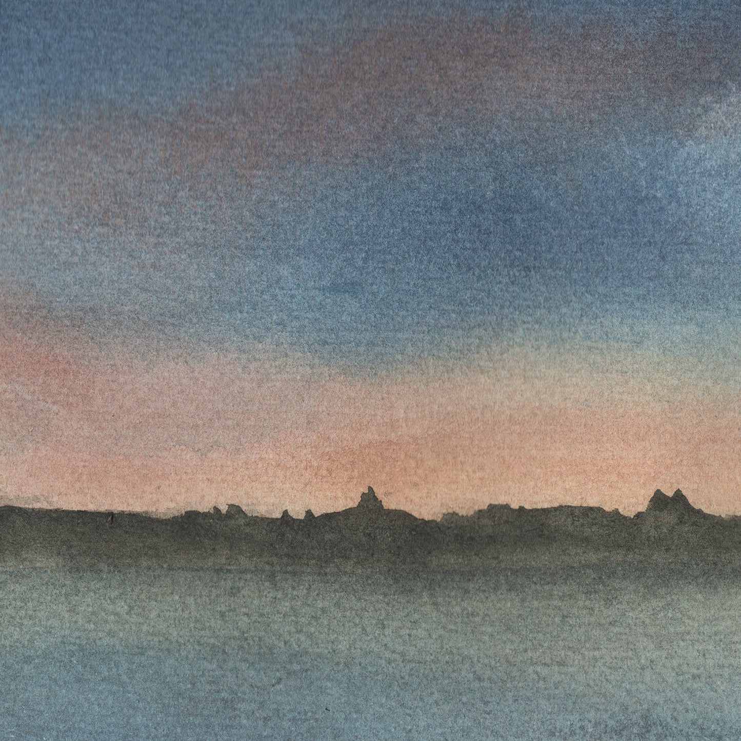 Last Stand of the Sun - Original Watercolour Painting by The Rik Barwick Studio