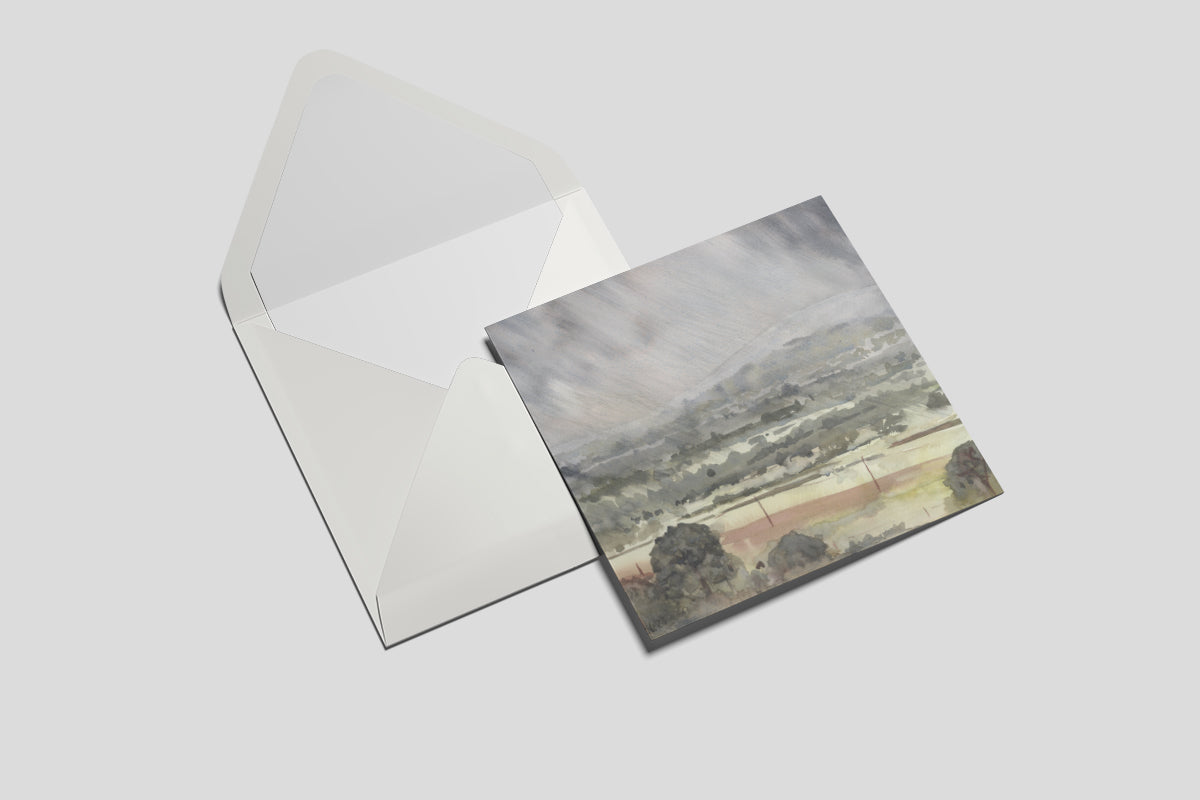 Misty Memories of Shropshire - Greetings Card by The Rik Barwick Studio