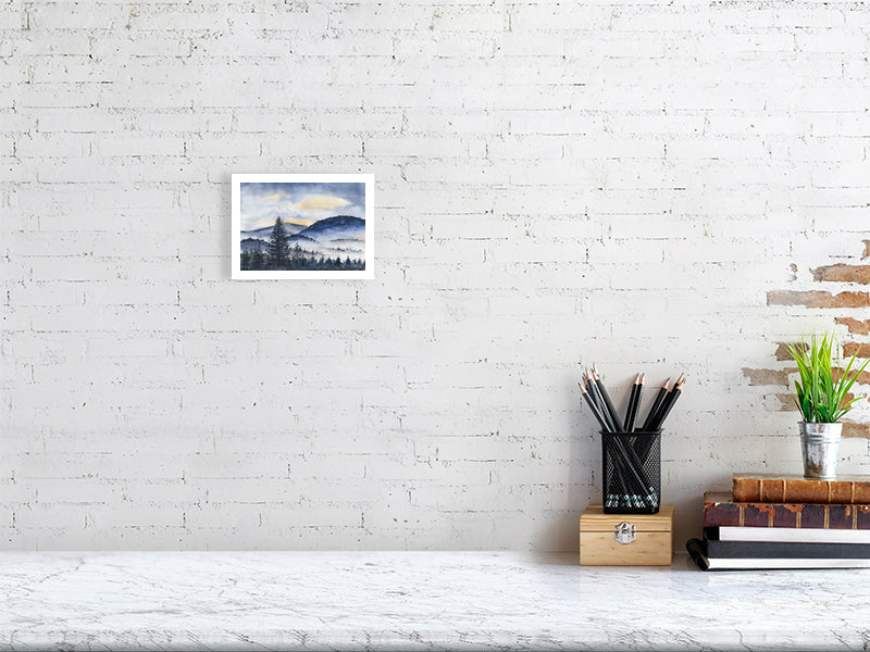 Mountains in the Mist by The Rik Barwick Studio