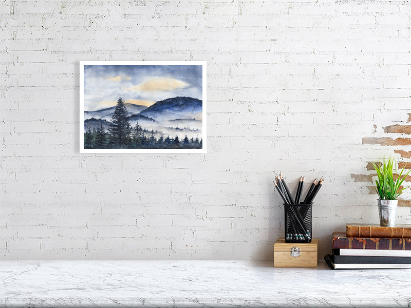 Mountains in the Mist by The Rik Barwick Studio
