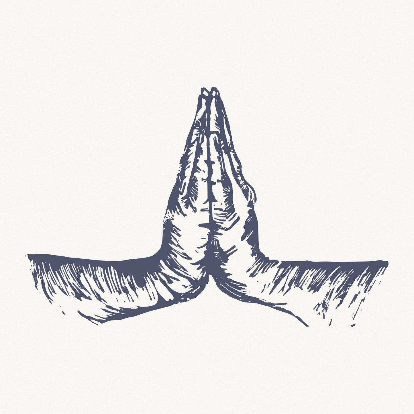 Namaste - Greetings Card by The Rik Barwick Studio