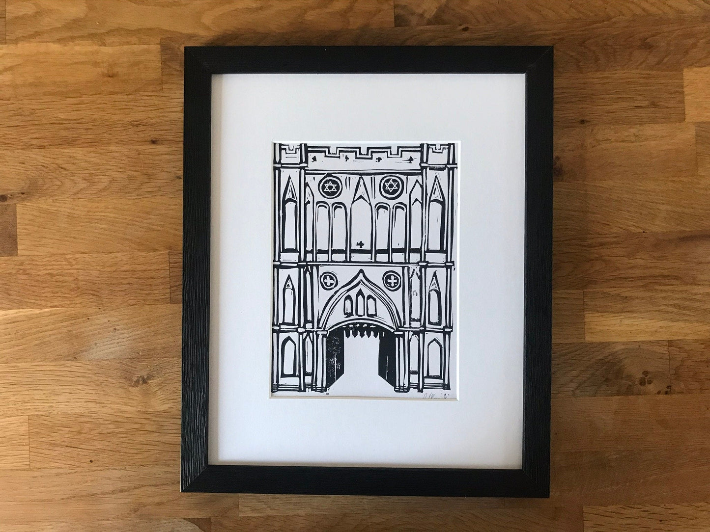 The Angel Hill Collection - Lino Prints of The Angel Hill Buildings Bury St Edmunds by The Rik Barwick Studio