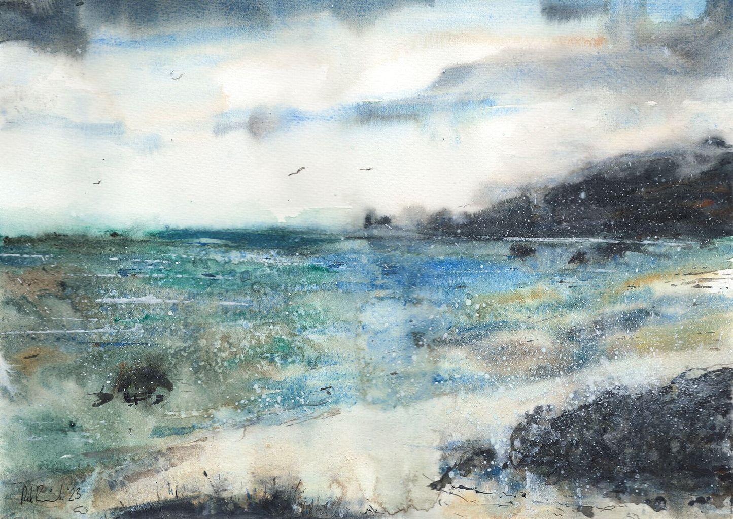 Weathering the Stormy Sea by The Rik Barwick Studio