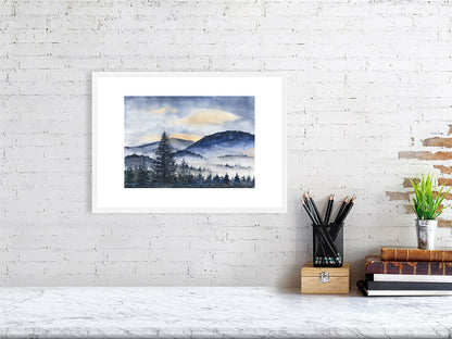 Mountains in the Mist by The Rik Barwick Studio