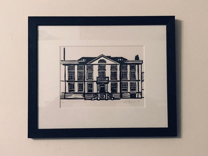 The Angel Hill Collection - Lino Prints of The Angel Hill Buildings Bury St Edmunds by The Rik Barwick Studio