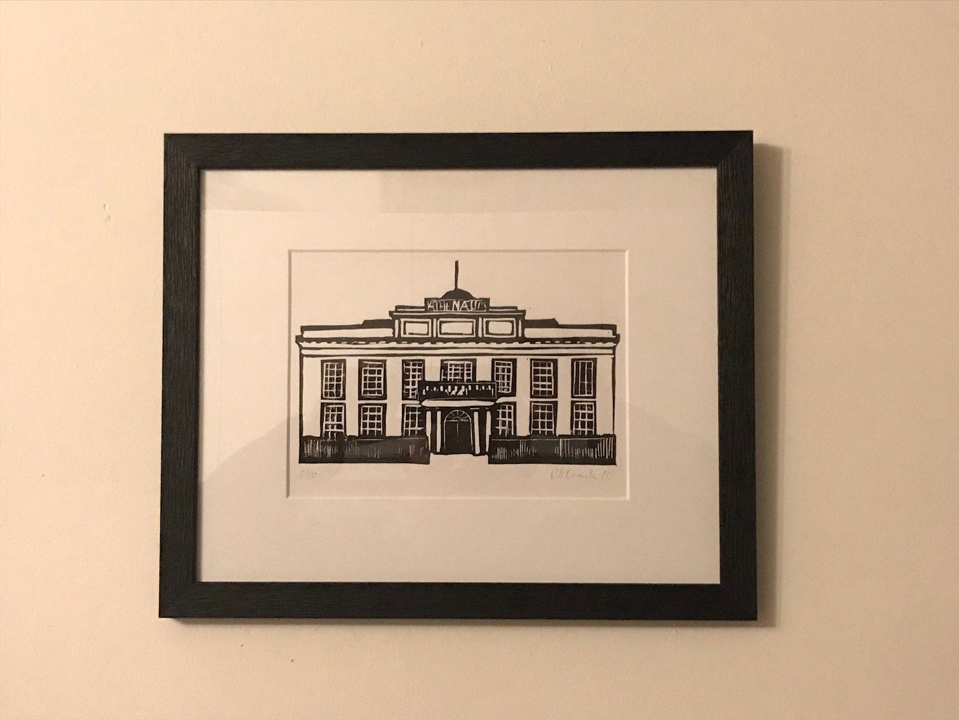 The Angel Hill Collection - Lino Prints of The Angel Hill Buildings Bury St Edmunds by The Rik Barwick Studio