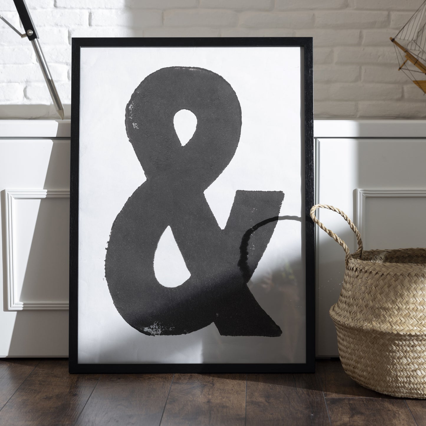 Ampersand - "Imperfect Impressions" - Letterpress Print in Black